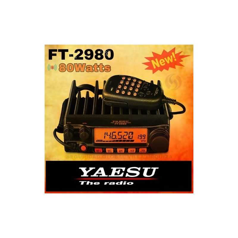 Yaesu FT 2980, Base Móvil VHF, Alta potencia 80 W.
