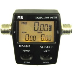 Mfj 847 Digital swr/power/wattmeter Vhf/uhf 125-525 Mhz, 120 Watts moviles/base