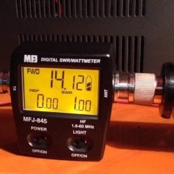 MFJ-845 Digital swr/power/wattmeter Hf, 1.8 A 60 Mhz